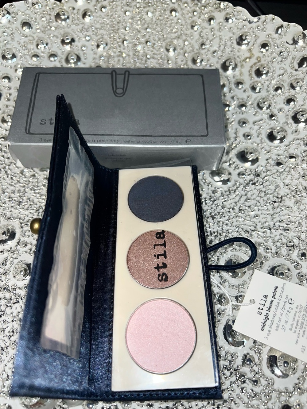 NIB Vintage Stila Midnight Bloom Eyeshadow Palette RARE